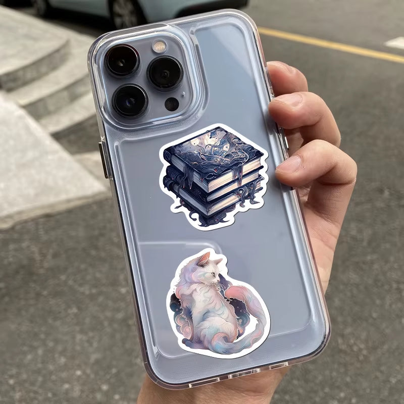 50Pcs Halloween Witch Sticker for Kid Cool Witchy Stickers Realistic Style Witch Stickers Packs