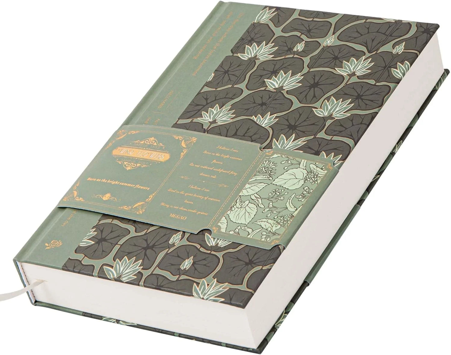 320 Pages College Ruled Green Journal Notebook, Lined Journal Notebook