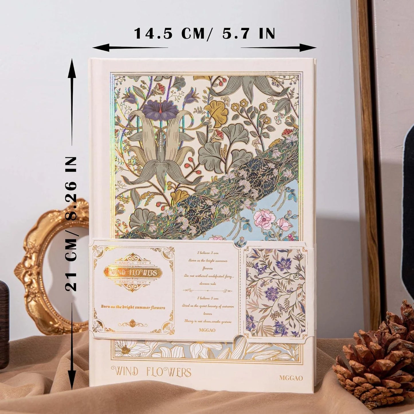 Beige 320 Pages College Ruled Journal Notebook, Lined Journal Notebook