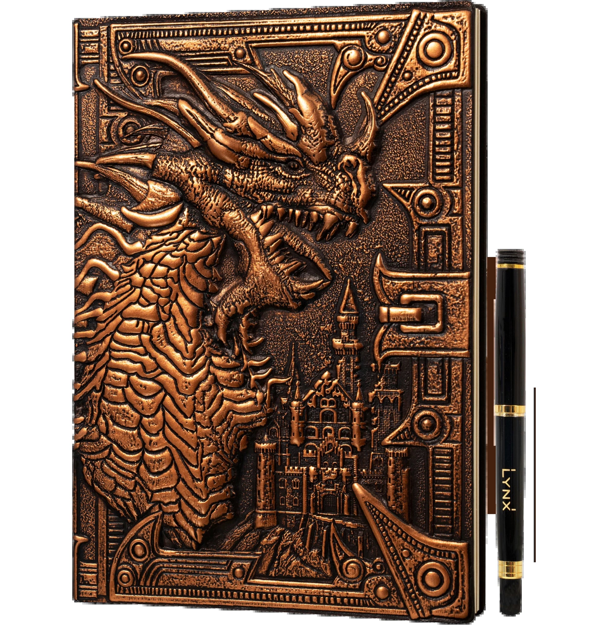 3D Faux-Leather Notebook