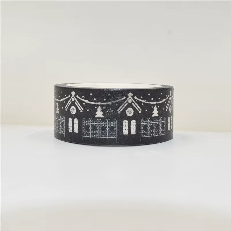 Washi Tape Gold Flowers/Stars Washi Set Planner Time Kawaii Washi Tape Lot Japanese DIY Scrapbook Fita Adesiva Papeleria