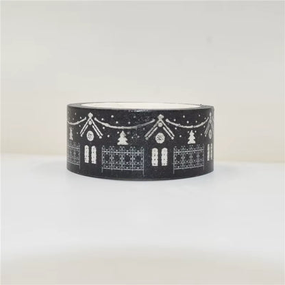 Washi Tape Gold Flowers/Stars Washi Set Planner Time Kawaii Washi Tape Lot Japanese DIY Scrapbook Fita Adesiva Papeleria