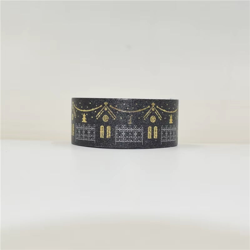 Washi Tape Gold Flowers/Stars Washi Set Planner Time Kawaii Washi Tape Lot Japanese DIY Scrapbook Fita Adesiva Papeleria