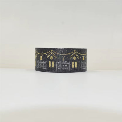 Washi Tape Gold Flowers/Stars Washi Set Planner Time Kawaii Washi Tape Lot Japanese DIY Scrapbook Fita Adesiva Papeleria