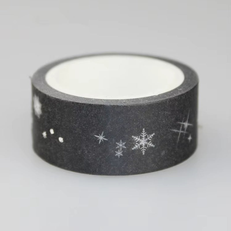 Washi Tape Gold Flowers/Stars Washi Set Planner Time Kawaii Washi Tape Lot Japanese DIY Scrapbook Fita Adesiva Papeleria