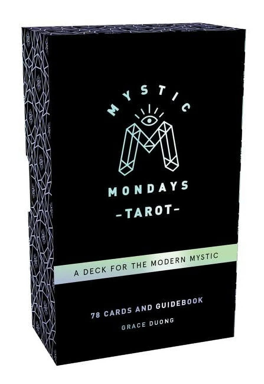Mystic Mondays Tarot Deck Card Games, Colorful Cards with Holographic Edges, 78 Count