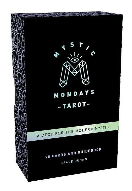 Mystic Mondays Tarot Deck Card Games, Colorful Cards with Holographic Edges, 78 Count