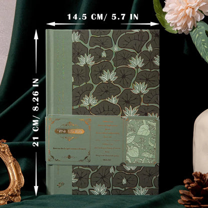 320 Pages College Ruled Green Journal Notebook, Lined Journal Notebook