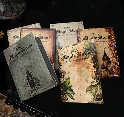 Dark Gothic Style Scrapbooking Paper, Halloween Deco Paper for Junk Journal, Card Making, Gift Wrapping Decorations, Collage, Wall Art