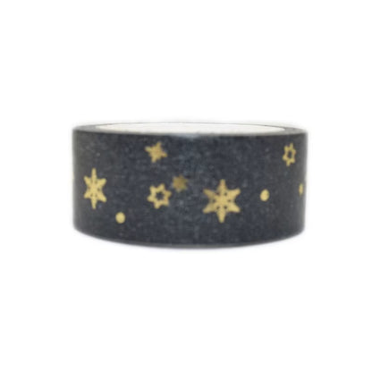 Washi Tape Gold Flowers/Stars Washi Set Planner Time Kawaii Washi Tape Lot Japanese DIY Scrapbook Fita Adesiva Papeleria