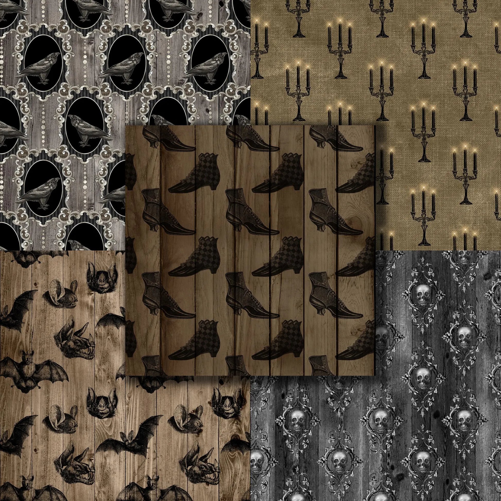 Witch Cottage Halloween - 12X12 Scrapbook Paper Pack - 8576