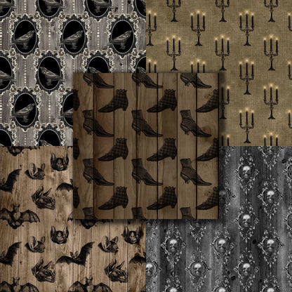 Witch Cottage Halloween - 12X12 Scrapbook Paper Pack - 8576