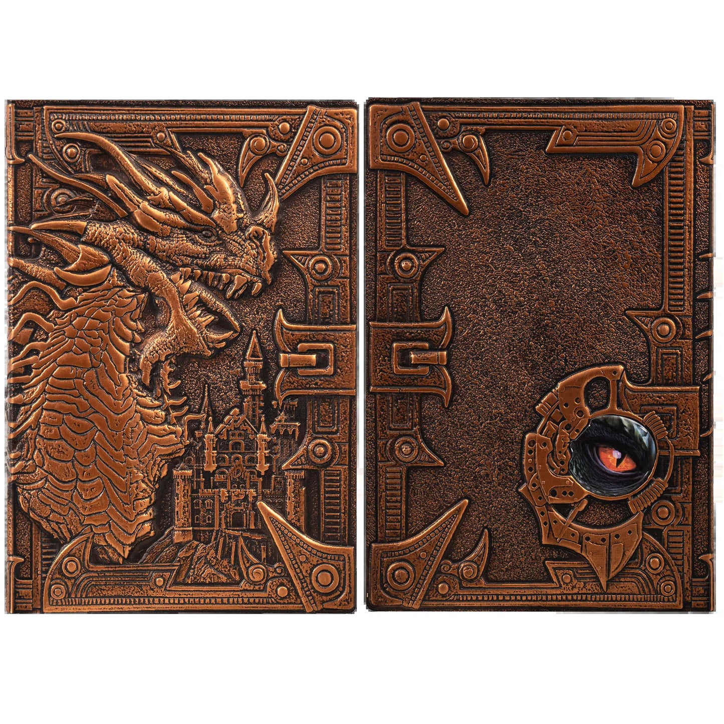 3D Faux-Leather Notebook