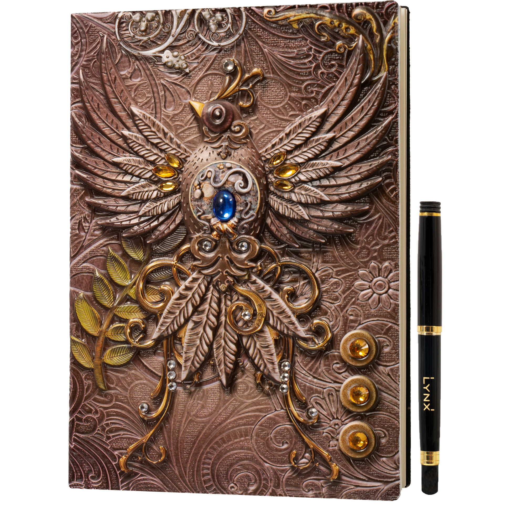 3D Faux-Leather Notebook