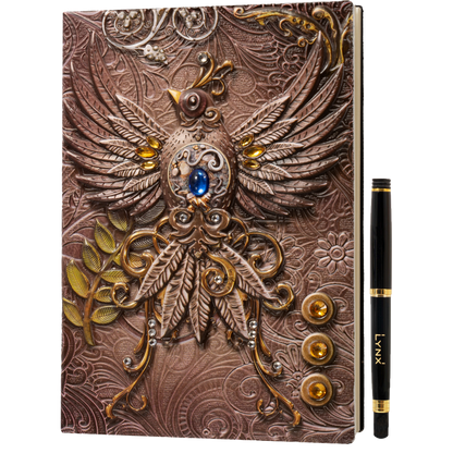 3D Faux-Leather Notebook