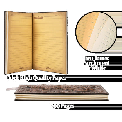 3D Faux-Leather Notebook