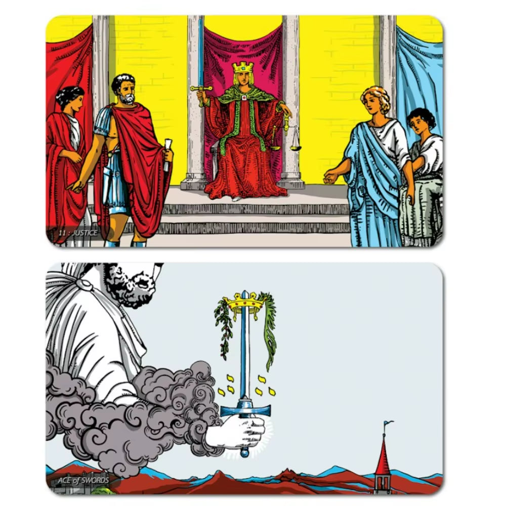 7*12Cm RWS Panorama Tarot Gilded Gold Edges78 Pcs Cards When Wide Angle Lens Show You New Perspective of RWS