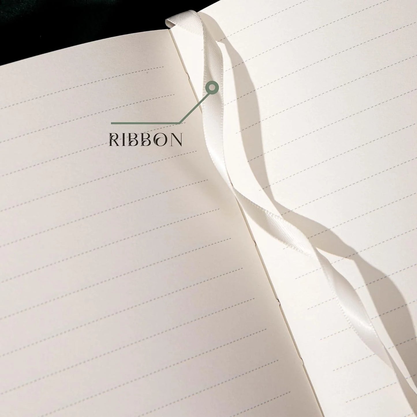 320 Pages College Ruled Green Journal Notebook, Lined Journal Notebook