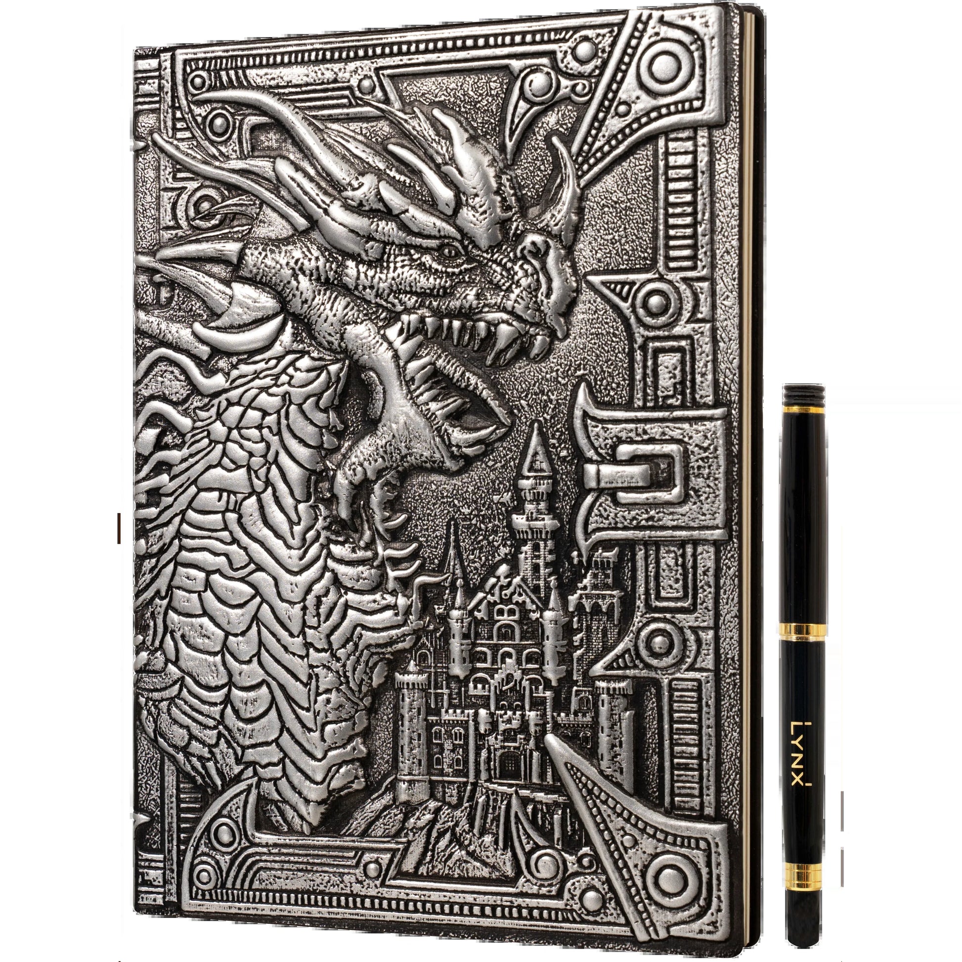 3D Faux-Leather Notebook