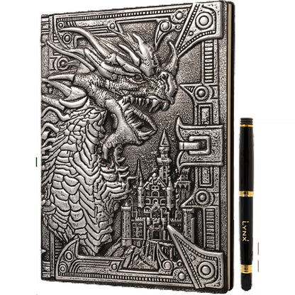 3D Faux-Leather Notebook